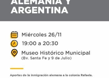 Rafaela celebra 200 años de amistad germano-argentina con una jornada histórica