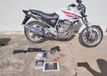 Chasis adulterado: un control en Ruta 13 terminó con una moto secuestrada