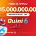 Esta noche el Quini está en LLAMAS con un pozo espectacular de $15.000 millones