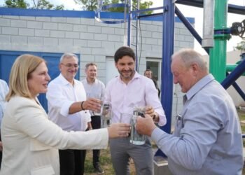 Habilitaron el ramal San Vicente del Acueducto Desvío Arijón y la red domiciliaria en Susana