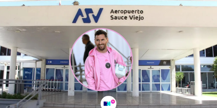 Operativo de seguridad: Messi llega a Sauce Viejo con su familia para festejar las fiestas