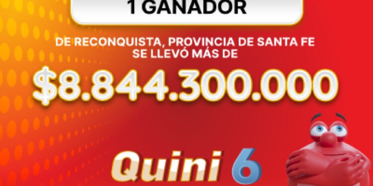 ¡Un apostador se llevó más de $8.800 millones en el Quini 6!