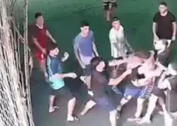 Un ex jugador de Colón y Atlético fue protagonista Un partido entre amigos terminó a las piñas en Rafaela