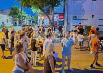 Una tensa movilización por seguridad, terminó en la casa de un funcionario