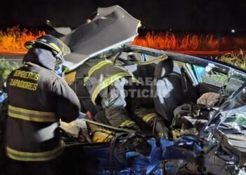 Fuerte choque en la Ruta Nacional N° 34 dejó una persona con lesiones graves