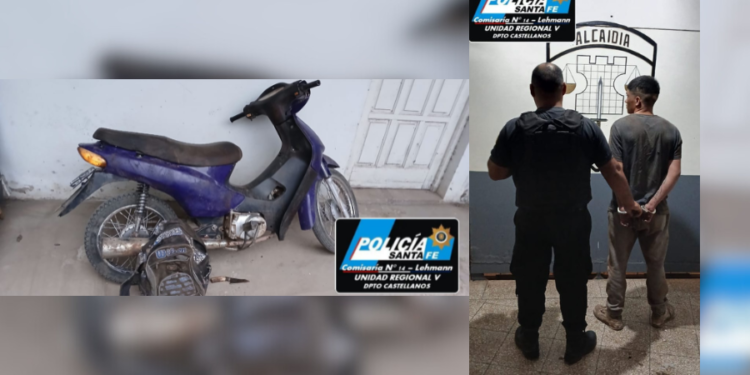 Lehmann: llevaba dos corderos faenados clandestinamente, se accidentó y terminó detenido