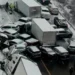 Choque en cadena Accidente múltiple en Nueva York: 30 vehículos involucrados y varios heridos