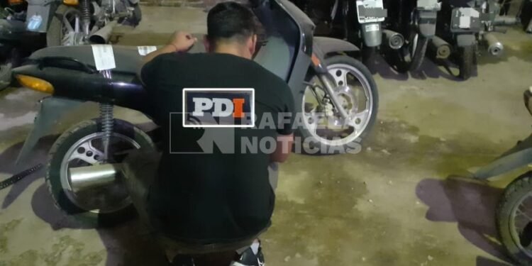 La PDI detectó en el depósito municipal motos retenidas que habían sido robadas
