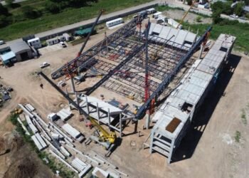 Juegos Suramericanos: el nuevo Microestadio del CARD que construye la Provincia ya transforma el paisaje del sur de la capital