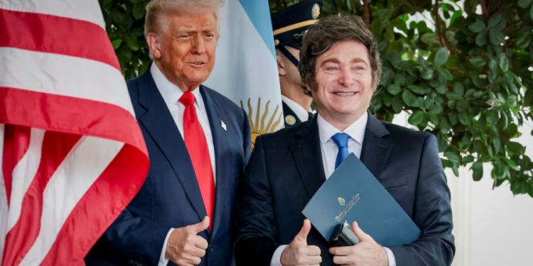 Milei en Washington: el Presidente argentino asiste a la sesión inaugural de la Junta de la Paz