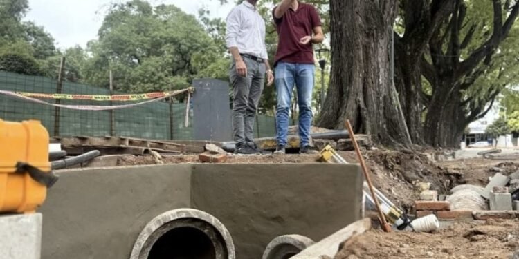 Plan de recuperación y puesta en valor del centro histórico: El municipio trabaja en el sistema de desagües