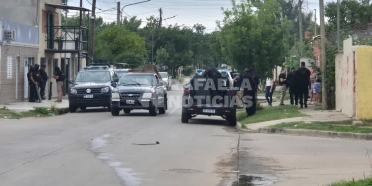 Allanamiento en barrio Villa Dominga por el intento de robo en el kiosco «La Pochi»