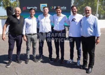 TC en Rafaela: junto a Viotti, Pullaro presentó las obras que permitirán el regreso de la competencia