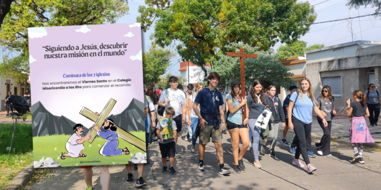«Siguiendo a Jesús, descubrir nuestra misión en el mundo»: este Viernes Santo se realizará la Caminata de las 7 Iglesias