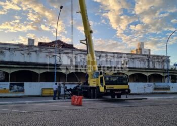 Corte de tránsito en calle 9 de Julio por trabajos en la Recova Ripamonti