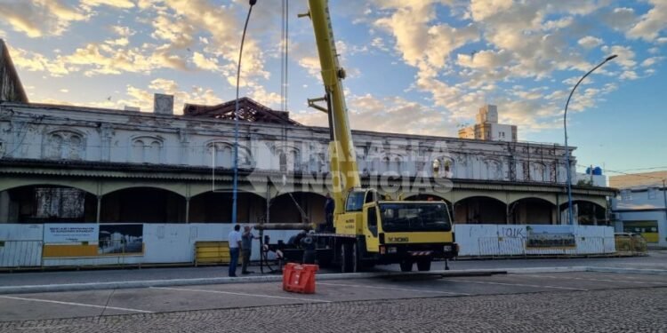 Corte de tránsito en calle 9 de Julio por trabajos en la Recova Ripamonti