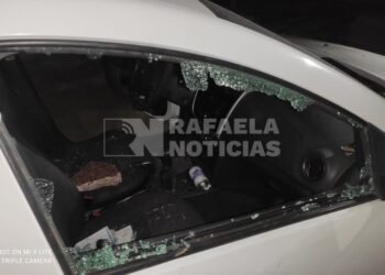 Rompieron el vidrio de un auto y robaron documentación en barrio Villa Rosas