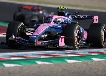 Colapinto tuvo sus primeras prácticas en el Gran Premio de Japón