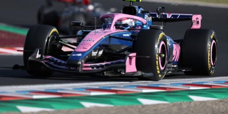 Colapinto tuvo sus primeras prácticas en el Gran Premio de Japón