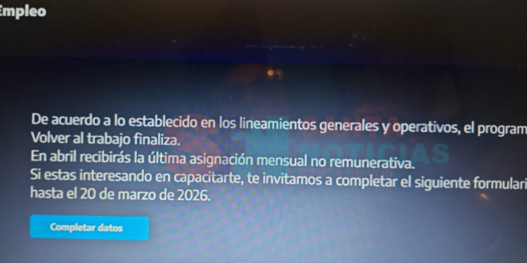 Advierten que cerca de 4.600 personas en la provincia se verán afectadas por la eliminación del programa Vuelvo al Trabajo