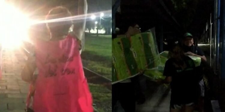 El Tren Solidario pasó por Rafaela y cargó donaciones rumbo al norte afectado por las inundaciones