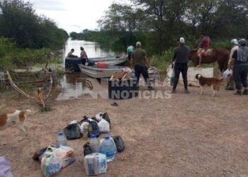 La solidaridad de los rafaelinos llegó al norte: entregaron más de 100 bolsones en zonas afectadas