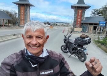 Los sueños no tienen edad: la travesía de Jorge Barrera, el rafaelino que unió Rafaela y Ushuaia en moto