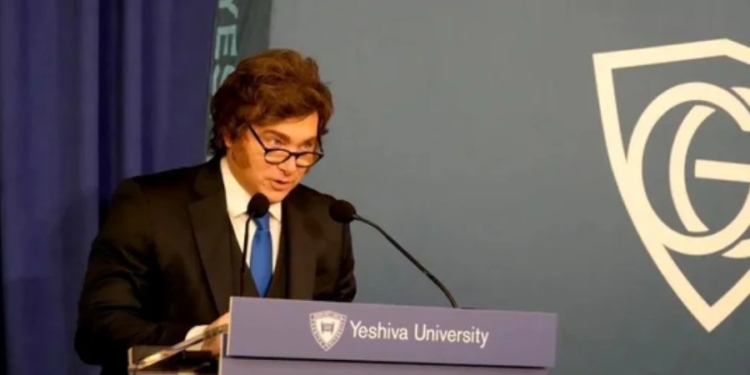 Milei en Nueva York: “Somos enemigos de Irán”