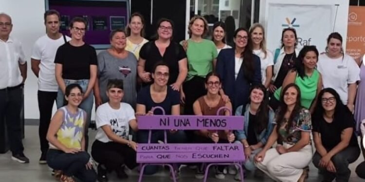 La UNRaf inauguró el “Espacio Violeta” en el marco del 8M