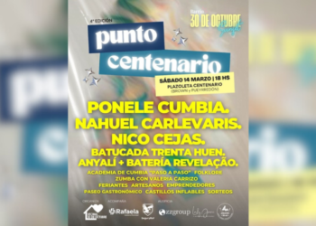 Nueva edición de «Punto Centenario» con música, feria y propuestas para toda la familia