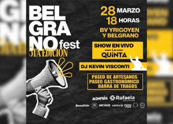 Llega la 5ª edición de Belgrano Fest con música en vivo y propuestas gastronómicas