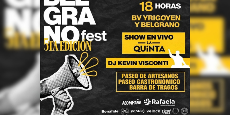 Llega la 5ª edición de Belgrano Fest con música en vivo y propuestas gastronómicas