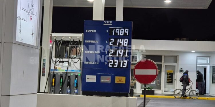 Volvieron a aumentar los combustibles en Rafaela