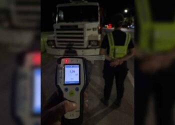 Evitaron una tragedia: la Guardia Provincial detuvo a un camionero que estaba borracho