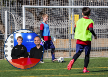 Con 11 años, un joven arquero de Rafaela entrenó en el Barcelona y sueña con llegar a Primera