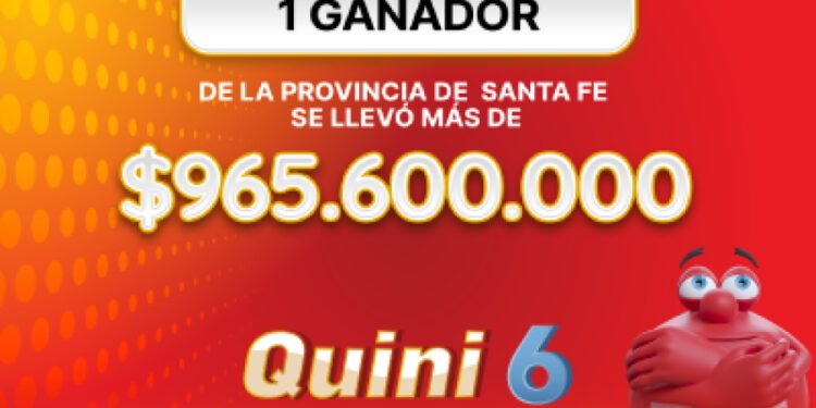 ¡Un apostador se llevó más de $965.600.000 en el Quini 6!