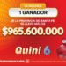 ¡Un apostador se llevó más de $965.600.000 en el Quini 6!