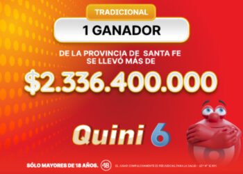 ¡Un apostador se llevó más de $2.336.400.000 en el Quini 6!