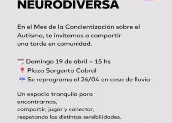 Un espacio de calma y conexión: llega la «Burbujeada Neurodiversa» a la Plaza Sargento Cabral con una propuesta única