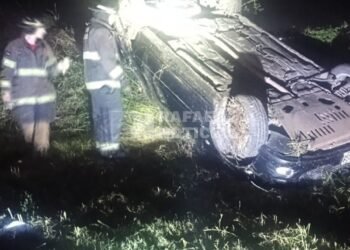 Vuelco en Ruta 34: una mujer fue trasladada a Rafaela