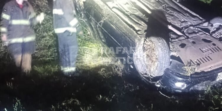 Vuelco en Ruta 34: una mujer fue trasladada a Rafaela