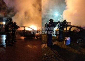 Barrio Italia: se incendió un auto y vecinos denunciaron disparos