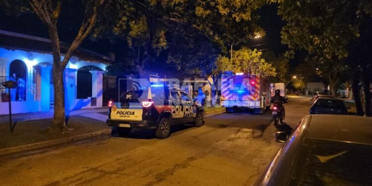 Incendio en una vivienda de Rafaela