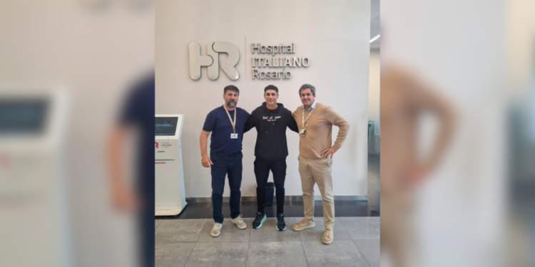 9 de Julio: Matías Ferlini recibió el alta médica y podrá volver a entrenar