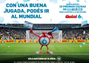 Lotería de Santa Fe lanza el Sorteo Especial Quini 6 Mundial con 10 premios extras de 15.000 dólares cada uno libre de impuestos