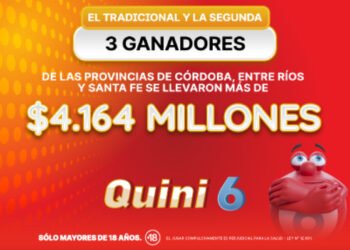 ¡Tres apostadores se repartieron más de $4.164 millones en el Quini 6!