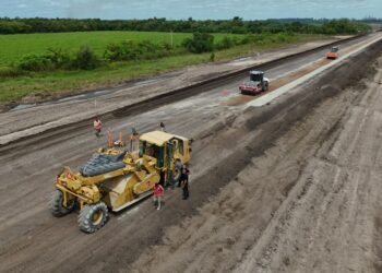 Ruta 1: el Gobierno Provincial avanza con la repavimentación completa entre Alejandra y Arroyo El Gusano
