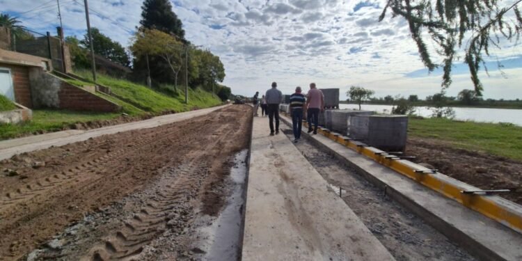 La gestión de Pullaro transforma la costanera de Coronda con nuevas obras de infraestructura urbana