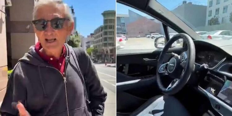 Un rafaelino se subió a un taxi en Estados Unidos y mostró un detalle impensado