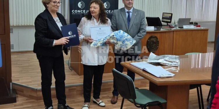 Concejo Municipal reconoció la trayectoria de la escritora Susana Merke